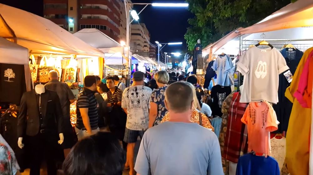 Night Market on Theprasit Street in Pattaya