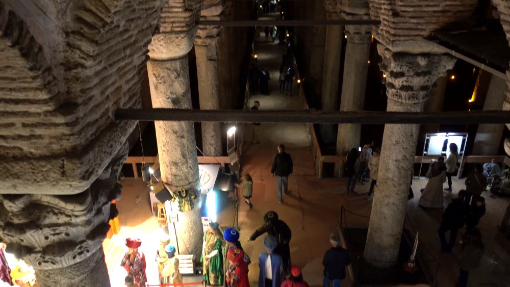 Basilica Cistern - a historical landmark in Istanbul