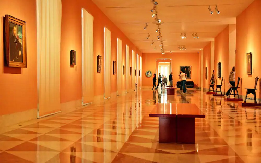 The modern look of the museum