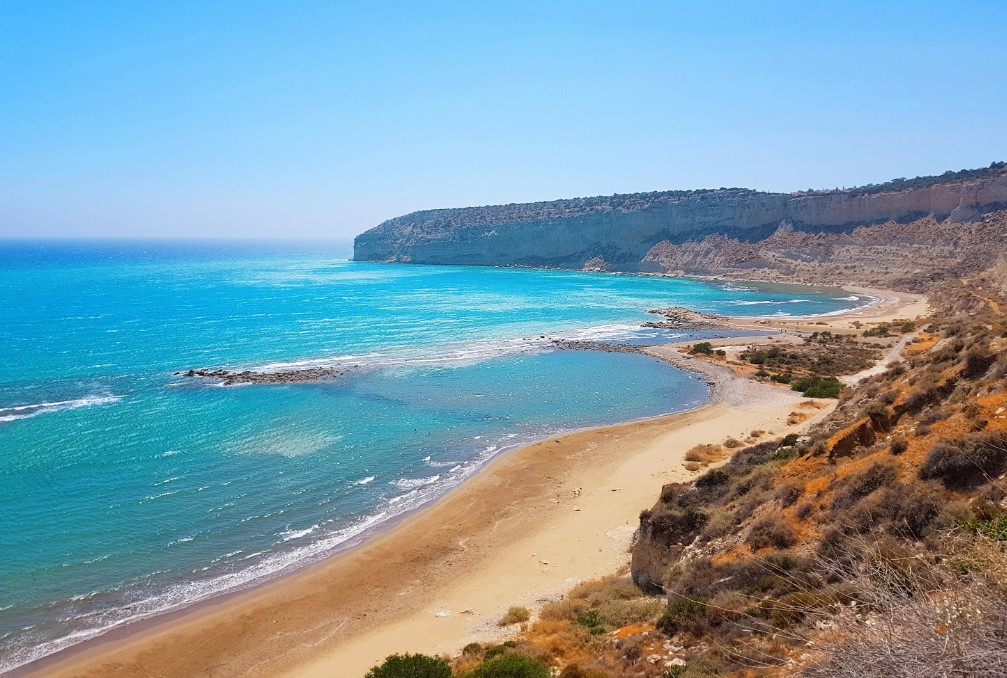 Пляж Запало на Кипре