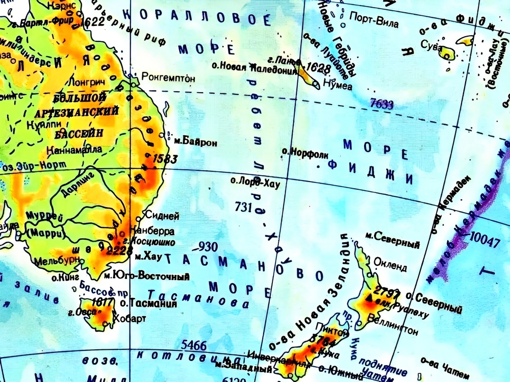 Укажите острова расположенные в тихом океане. Море Фиджи на карте Австралии. Море Фиджи на контурной карте. Море тасманово море где находится.